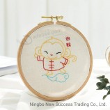 DIY Borduurwerk Starter Kit Chinese Zodiac met Bamboe Hoepel