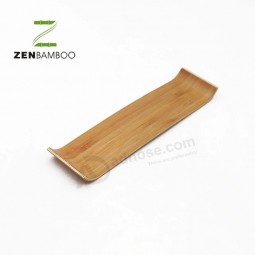 Mini piatto di bambù stoviglie in legno di bambù naturale stoviglie ecologiche piccolo vassoio da portata