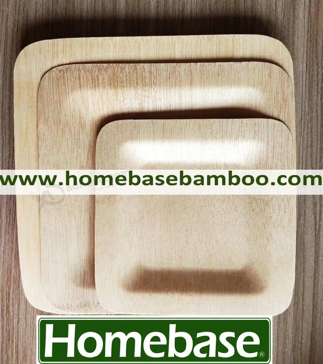 Biodegradable Eco Disposable Bamboo Plate Dinnerware