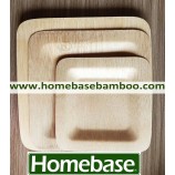 Vaisselle en bambou jetable écologique biodégradable