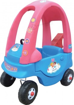 Stile principessa auto giocattolo di plastica, giocattoli all'aperto per bambini