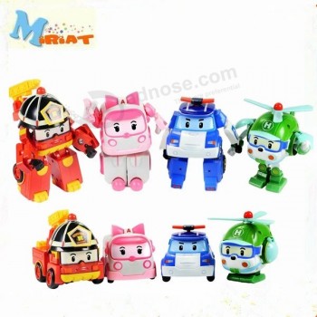 2021 Nuovo Design Robocar Deformazione Auto Giocattoli 4 Stili per Bambini