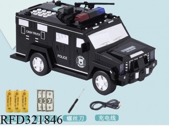 Voiture Tirelire Tirelire Enfants Grand Coffre-fort Économie Boîte à monnaie Musique Empreinte digitale Mot de passe Caisse Camion Tirelire Épargne Coffres-forts Jouets