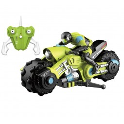 Fernbedienung 1: 10 360 Grad Stunt Drift RC Motor Spielzeug mit LED-Licht elektrische Kinder Auto Go Karts Fahrzeug