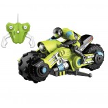 Telecomando 1: 10 360 Gradi Stunt Drift RC Motor Toy con luce a LED Auto elettrica per bambini Go Kart Veicolo