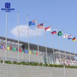 Taper conico conico in acciaio inox per esterni Flag Stand Outdoor Flagpole