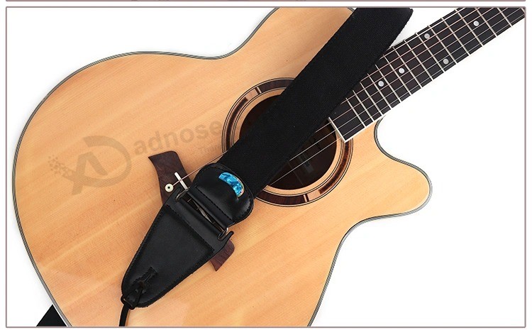 2021 New Design High Quality Leather Head Guitar Strap for Musical Instruments