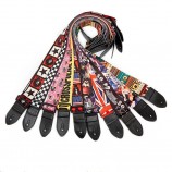 Diverses couleurs ethnique style arc-en-ciel guitare ukulélé sangle