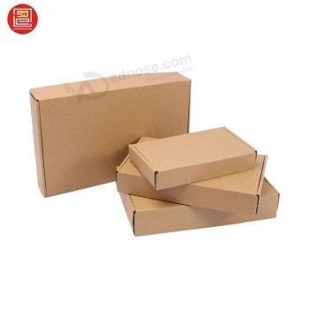 Scatola di carta ondulata riciclabile Scatola di imballaggio per abbigliamento pieghevole Scatole di cartone per spedizioni piatte