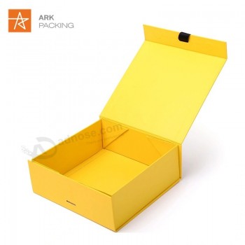 Fabriek op maat bedrukt karton karton geschenk magnetische verpakking papier vouwdozen met lint sieraden cosmetica parfum