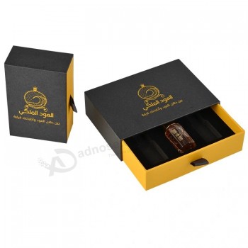 Scatola di imballaggio in cartone quadrata di lusso personalizzata Scatola di cartone di carta regalo per profumi cosmetici
