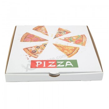 Pizza Scatola personalizzata ondulata di carta ondulata per l'imballaggio stampato su ordinazione per la casa di lavoro