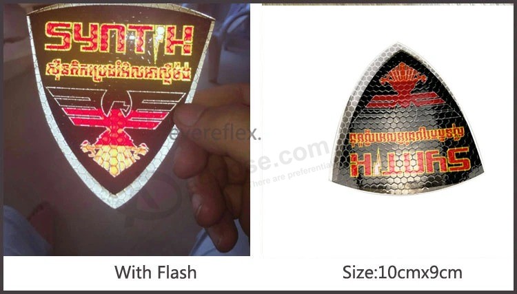 Custom PVC Honeycomb Reflective Decals for Motorcycle