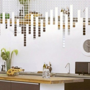 Calcomanía de pared acrílica extraíble de decoración para el hogar DIY Home Decor para la sala de estar del hogar