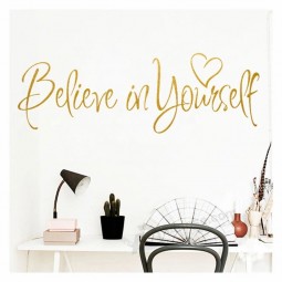 Croyez en vous Autocollants de motivation Sticker mural pour chambre d’enfant