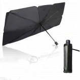 pare-brise de fenêtre avant de voiture pliable pare-soleil pare-soleil pour voitures parapluie anti-soleil multifonctionnel avec marteau d’urgence