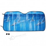 Aanpassen Logo Print Gekleurde Bubble Silver Bubble Auto Zonnescherm Windscherm