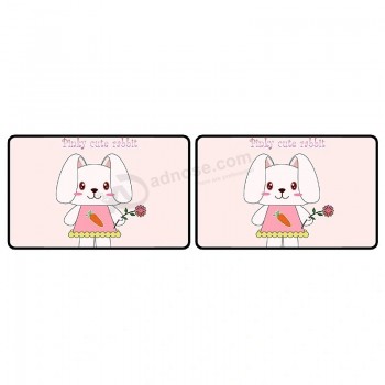 2PCS 조정 가능한 자동차 SUV 창 안티 UV 자동차 차양 로고