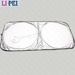 定制标志促销 150*70cm 170t银布汽车遮阳伞