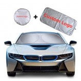 Vendita calda Logo personalizzato stampa pubblicità pieghevole parasole per auto