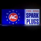 Boîte à lumière LED acrylique éclairée 3D suspendue avec des panneaux de logo