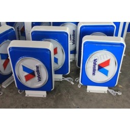 Scatola luminosa a LED pubblicitaria con stampa del logo a doppio lato per la promozione all'aperto