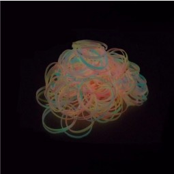 Logo de couleur personnalisé d’usine marque bracelet en caoutchouc lumineux bracelet en silicone