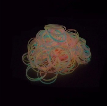 Logo de couleur personnalisé d’usine marque bracelet en caoutchouc lumineux bracelet en silicone