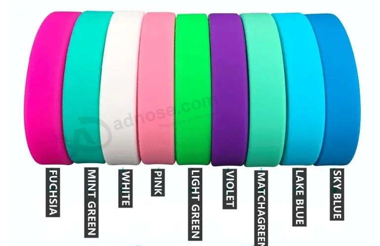 China Manufacturer Custom Logo Silicone Rubber Wristband