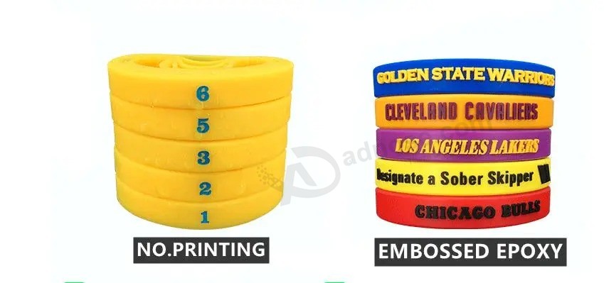 China Manufacturer Custom Logo Silicone Rubber Wristband