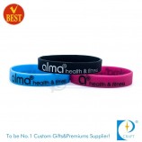 Cina Braccialetto in silicone moda con logo personalizzato con prezzo di fabbrica