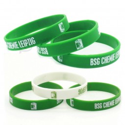 Pulsera de silicona de silicona con logotipo personalizado