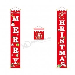Feliz Navidad Banner Tapón De Pared Puerta Cortina Hogar