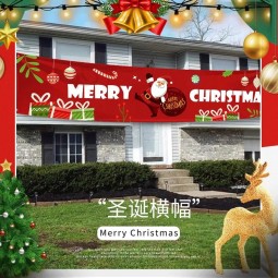 Nieuwe Kerstmisversiering Gedrukte Banner