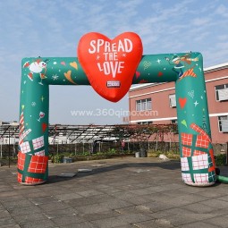 Arco inflable personalizado con corazón para decoración, fiesta, evento, promoción