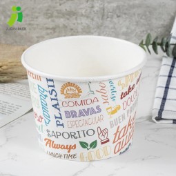 Großhandel Einweg Custom Logo gedruckt Popcorn Papier Becher für Camping