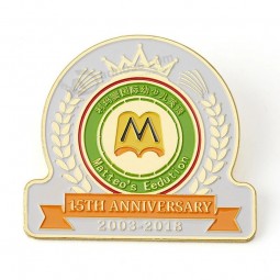 Spille Badge Smalto Pin Personalizzato Smalto Morbido Logo Personale Spille da bavero per regali Scuola