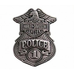 Spilla con logo personalizzato di fabbrica Badge Pin da bavero dorato epossidico