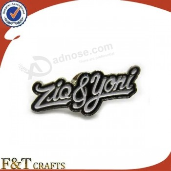 Perno in metallo Badge con nome personalizzato Pin Logo