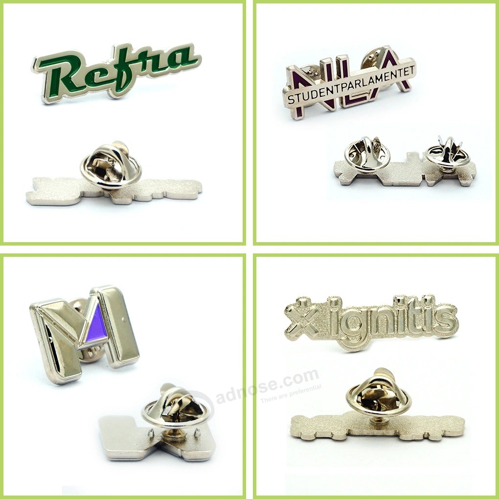 Metal Pin Custom Name Badge Pin Logo