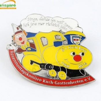Cina Produttore OEM Promozione All'ingrosso Regalo Carino Stampa Metallo Badge Logo Personalizzato Oro Lega di Zinco Etichetta Pin per Regalo