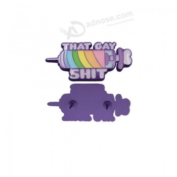 A buon mercato Piccolo Design Personalizzato Logo In Metallo Smalto Morbido Risvolto Badge Pin Fabbriche