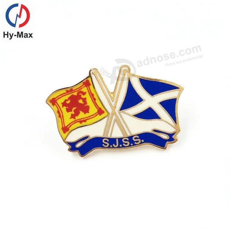 Custom Logo Souvenir Flag Pins Metal Badge National Lapel Pins Factory Custom Metal Soft Hard Enamel Lapel Pin