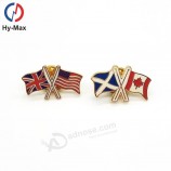Logo personalizzato Souvenir Flag Pins Distintivo in metallo Spille nazionali Spille da bavero Fabbrica Spilla da bavero in metallo morbido in metallo personalizzato