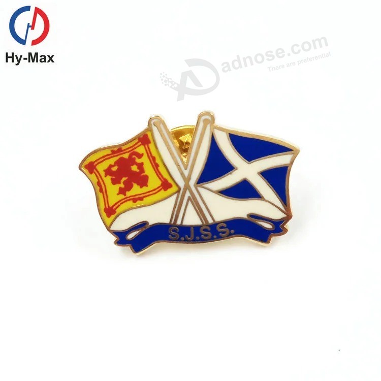 Custom Logo Souvenir Flag Pins Metal Badge National Lapel Pins Factory Custom Metal Soft Hard Enamel Lapel Pin