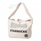 Tela di tela per la spesa in tessuto non tessuto PP, spalla in cotone morbido, borsa di plastica per il riciclo / riutilizzabile della moda, borsa regalo con logo personalizzato
