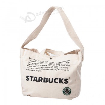 Tela di tela per la spesa in tessuto non tessuto PP, spalla in cotone morbido, borsa di plastica per il riciclo / riutilizzabile della moda, borsa regalo con logo personalizzato