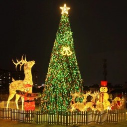 人工巨人、30フィート、LED 3Dモチーフ、クリスマスツリーモール、屋内&屋外