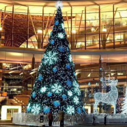 Albero di Natale a LED gigante a prezzo all'ingrosso all'aperto per decorazioni natalizie quadrate
