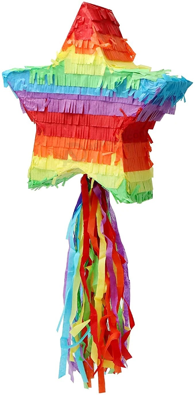 Cinco De Mayo Star Pinata Fiesta Party Supply for Fiesta Taco Party, Luau Event Photo Props, Mexican Theme Decoration, Carnivals Festivals, Taco Tuesday Event